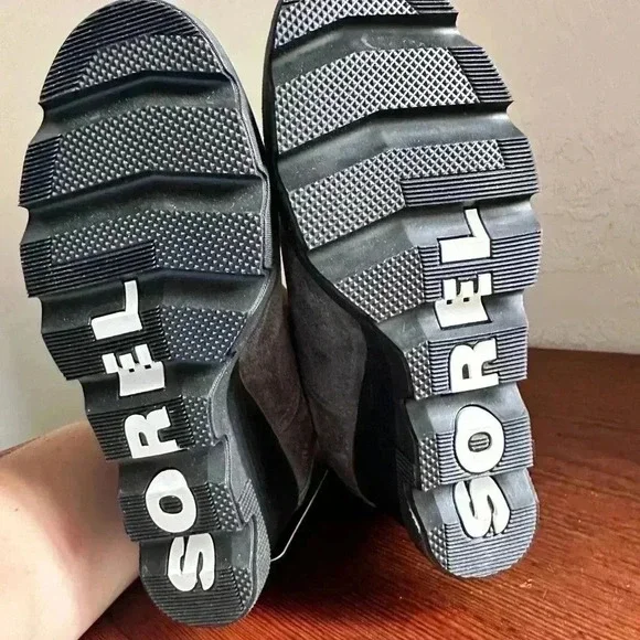 Women's Sorel JOAN UPTOWN CHELSEA Leather Winter Boots 1915841052 QUARRY Sz 8.5 - Picture 11 of 11